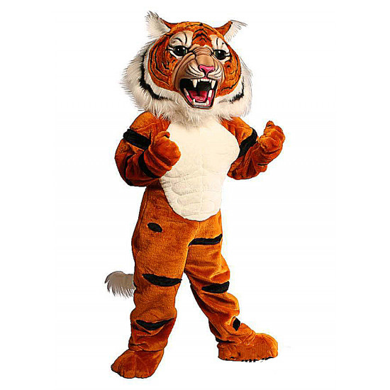 Power Super Tiger Mascot Costume 198M