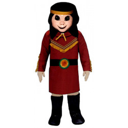 Native American Princess Mascot Costume 23DD-Z Native American Princess Mascot Costume 23DD-Z