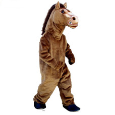 Fierce Stallion Horse Mascot Costume 431 Fierce Stallion Horse Mascot Costume 431