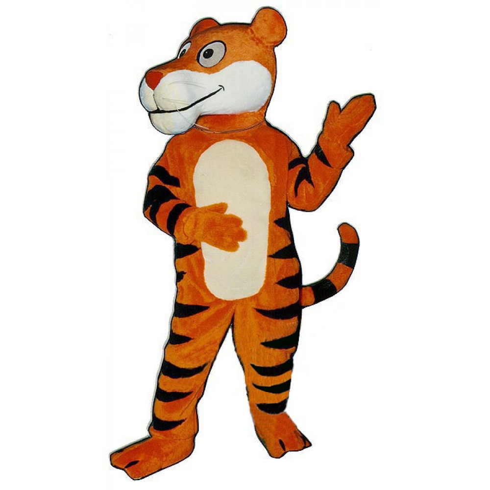 Friendly Tiger Mascot Costume 518Z
