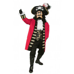 Fancy Captain Scratch Pirate Mascot Costume 601  Fancy Captain Scratch Pirate Mascot Costume 601