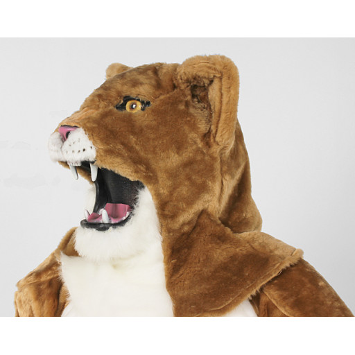 Power Real Cat Cougar Mascot Costume 701M