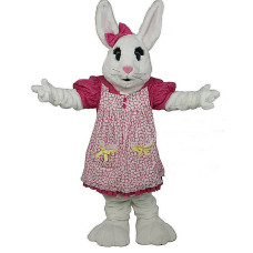 Deluxe Girl Easter Bunny Mascot Costume 664 Deluxe Girl Easter Bunny Mascot Costume 664
