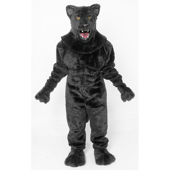 Power Real Cat Panther Mascot Costume 700