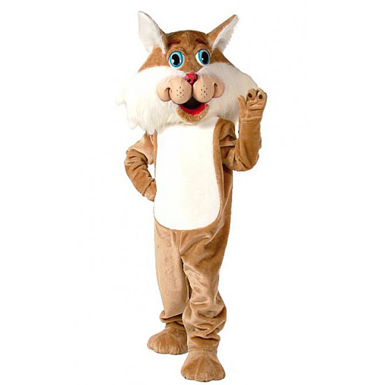 Wirey Wildcat Mascot Costume 54