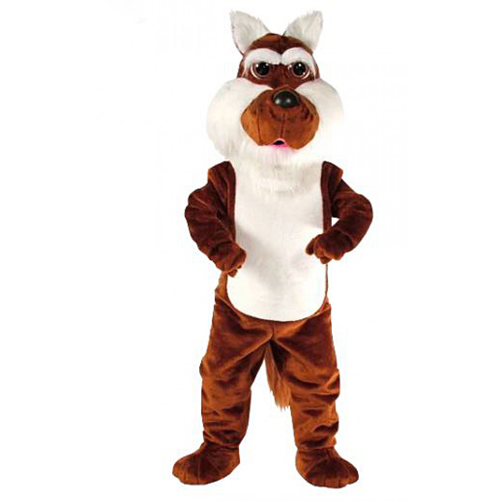 Brown Wolf Mascot Coyote Costume Werewolf Custom Cartoon Character Anime Cosplay Mascotte Theme Fancy Dress Carnival Costume main image 0