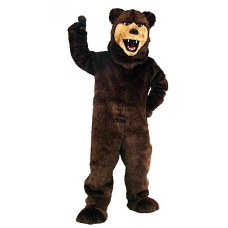 Grizzly Bear Mascot Costume 606 