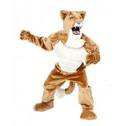 Power Real Cat Cougar Mascot Costume 701M Power Real Cat Cougar Mascot Costume 701M