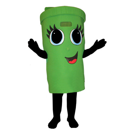 Girl Recycle Can (Bodysuit not Included) Mascot Costume FC157-Z 