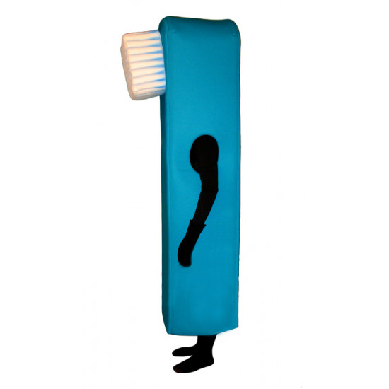 Toothbrush (Bodysuit not Included) Mascot Costume FC161-Z 