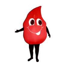Blood-Drop (Bodysuit not included) Mascot Costume FC45-Z