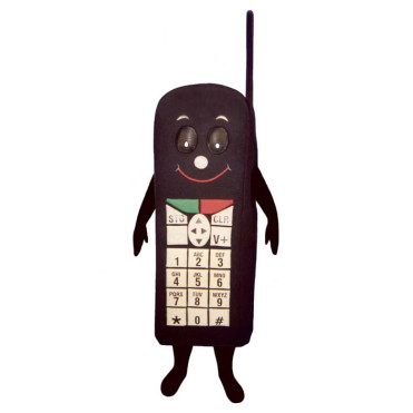 Black Cell Phone (Bodysuit not included) Mascot Costume FC59-Z 