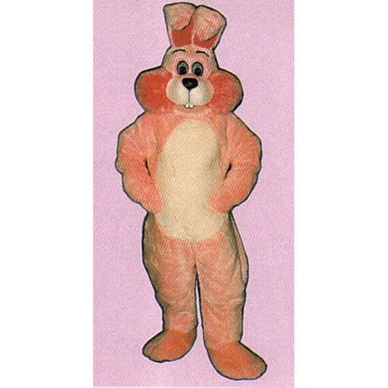 Pink Marshmallow Bunny Mascot Costume 1110P-Z 