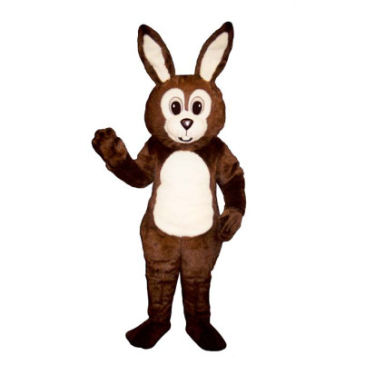Brown Fat Bunny Rabbit Mascot Costume 1112B-Z