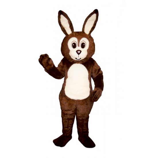 Brown Fat Bunny Mascot Costume 1112B-Z