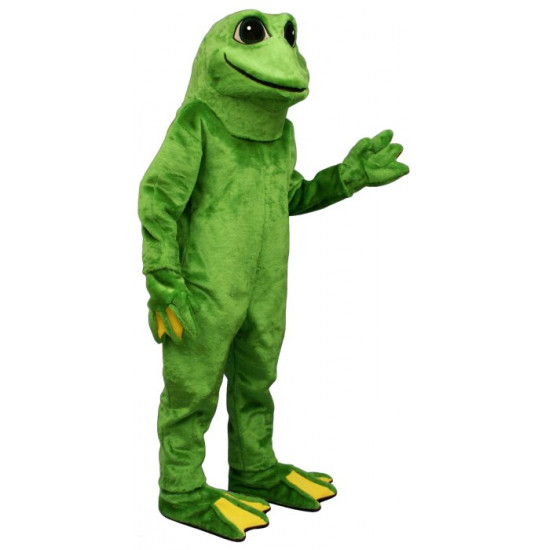 Yellow Toed Frog Mascot Costume 1416Z