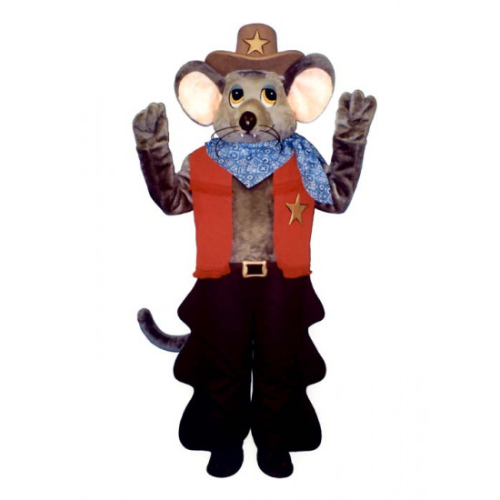 Wyatt Cowboy Rat Mascot Costume 1823DD-Z
