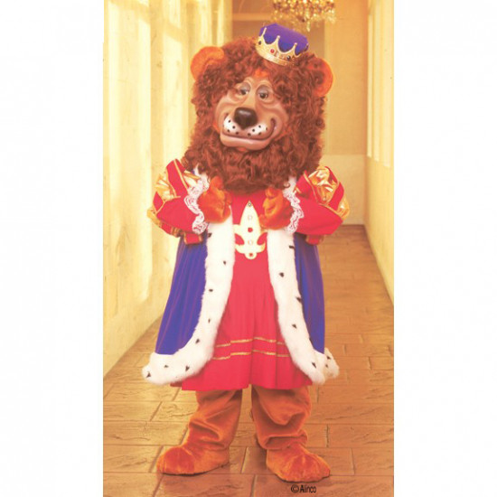 Louie Lion Without Clothing Mascot Costume 185