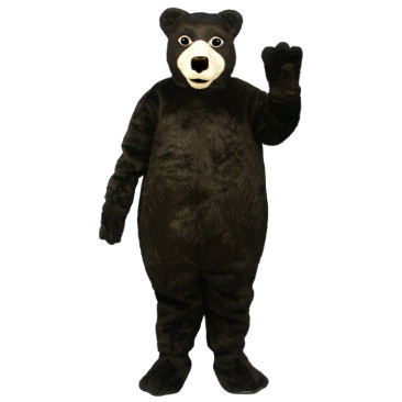 Fat Black Bear Mascot Costume 203F-Z 