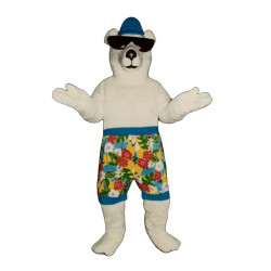 Polar Beach Bear Mascot Costume 231KK-Z Polar Beach Bear Mascot Costume 231KK-Z