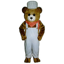 Choo-Choo Train Conductor Bear Mascot Costume #240EA-Z 