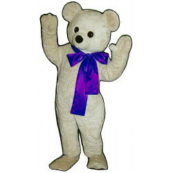 Beau Teddy Bear with Bow Mascot Costume 255A-Z 