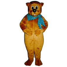 Chuckie Woodchuck With Scarf Mascot Costume 2829-Z Chuckie Woodchuck With Scarf Mascot Costume 2829-Z