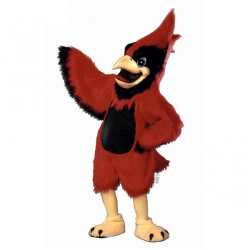 Big Red Cardinal Mascot Costume 411 Big Red Cardinal Mascot Costume 411