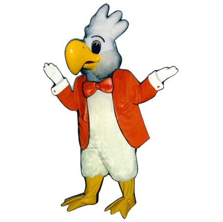 Cockatoo With Jacket & Bowtie Mascot Costume 414A-Z