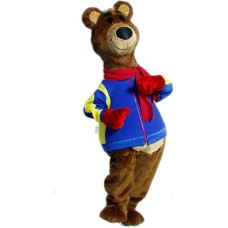 Brisky Bear Mascot Costume 438 Brisky Bear Mascot Costume 438