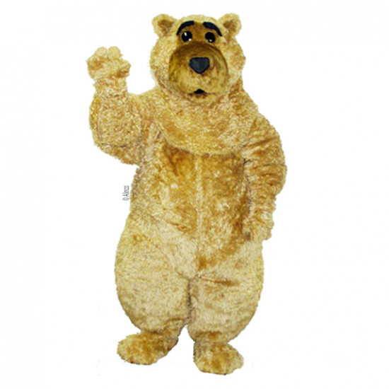Curly Boris Bear Mascot Costume 440