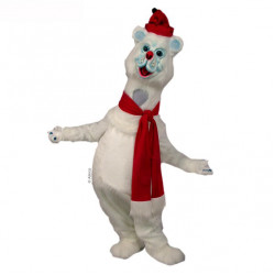 Polar Bear Mascot Costume 45