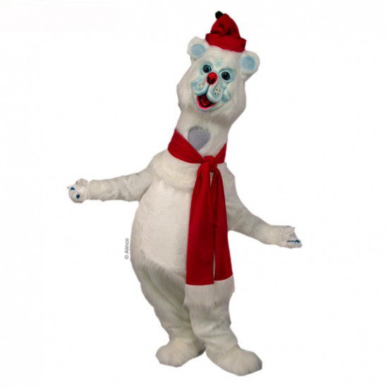 Polar Bear Mascot Costume 45