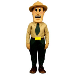 Warden Walt Mascot Costume 51DD-Z 