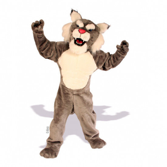 Muscle Wildcat Mascot Costume 632 