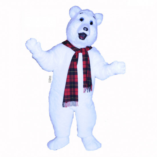 Snow Bear Mascot Costume 650 
