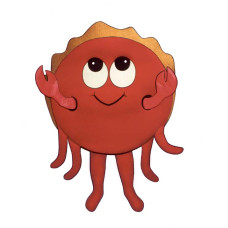 Happy Crab Mascot Costume FC077-Z 