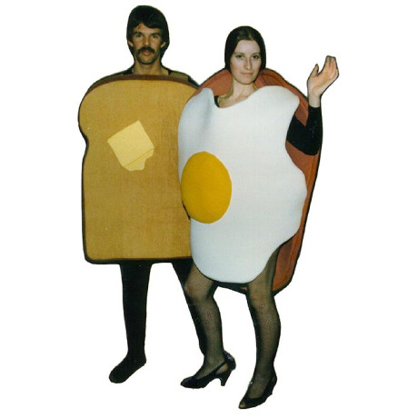 Ham and Eggs Mascot Costume PP-35Z 