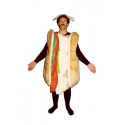 Submarine Sandwich Mascot Costume (Bodysuit not included) PP63-Z Submarine Sandwich Mascot Costume (Bodysuit not included) PP63-Z