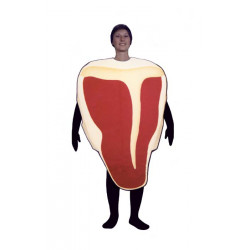 T Bone Steak Mascot Costume (Bodysuit not included) PP69-Z T Bone Steak Mascot Costume (Bodysuit not included) PP69-Z
