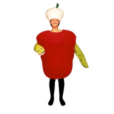 Wormy Apple Mascot Costume (Bodysuit not included) PP78-Z Wormy Apple Mascot Costume (Bodysuit not included) PP78-Z